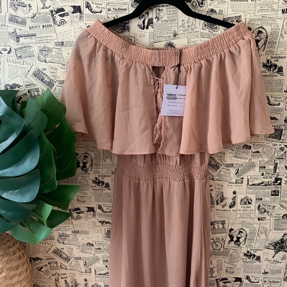 Somedays lovin tough the sun midi dress clay XS - Picture 3 of 12